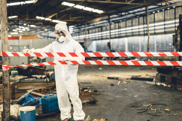 Professional Biohazard Cleanup technician working in Dayton, TN